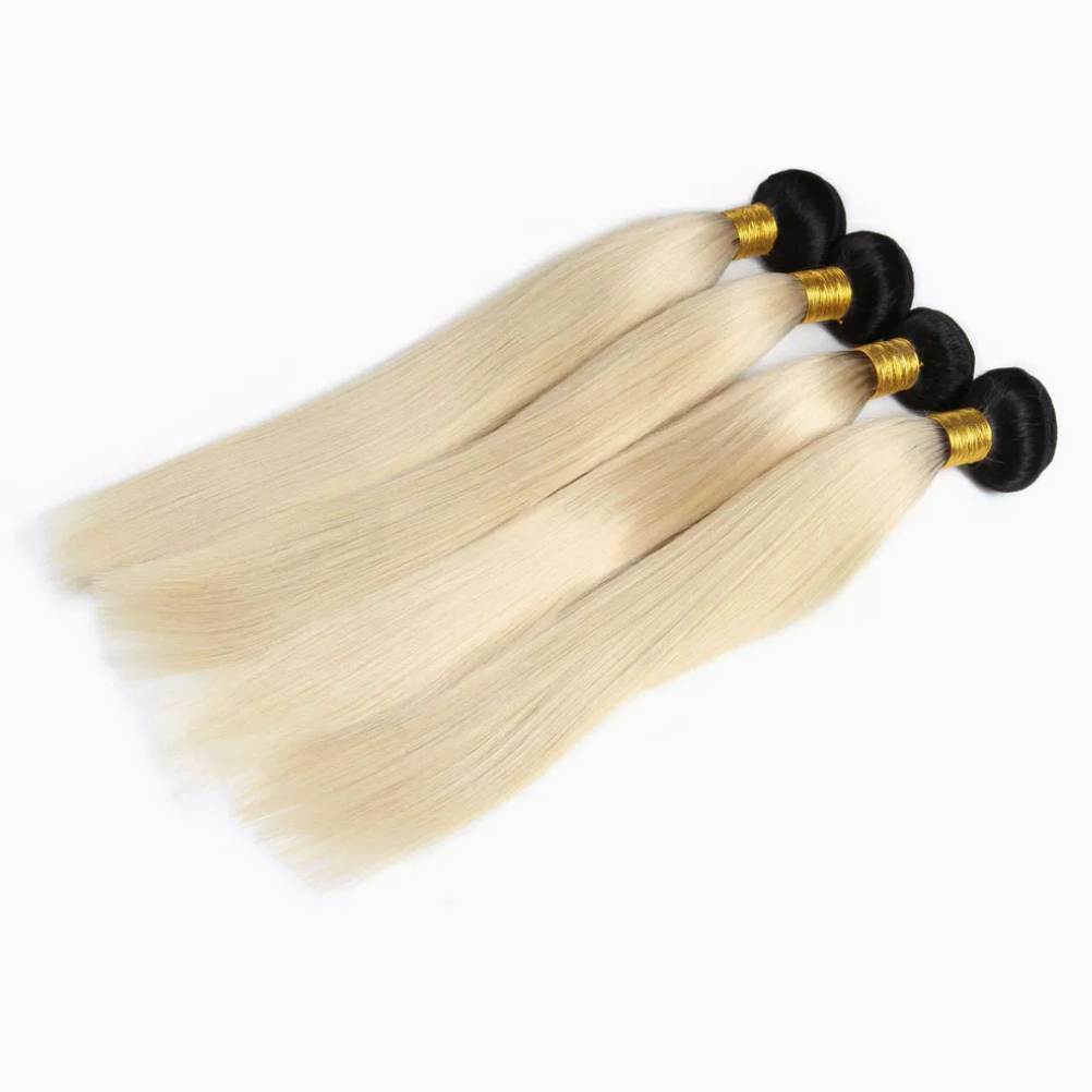 Brazilian Ombre Straight Hair Bundle - 613/1B