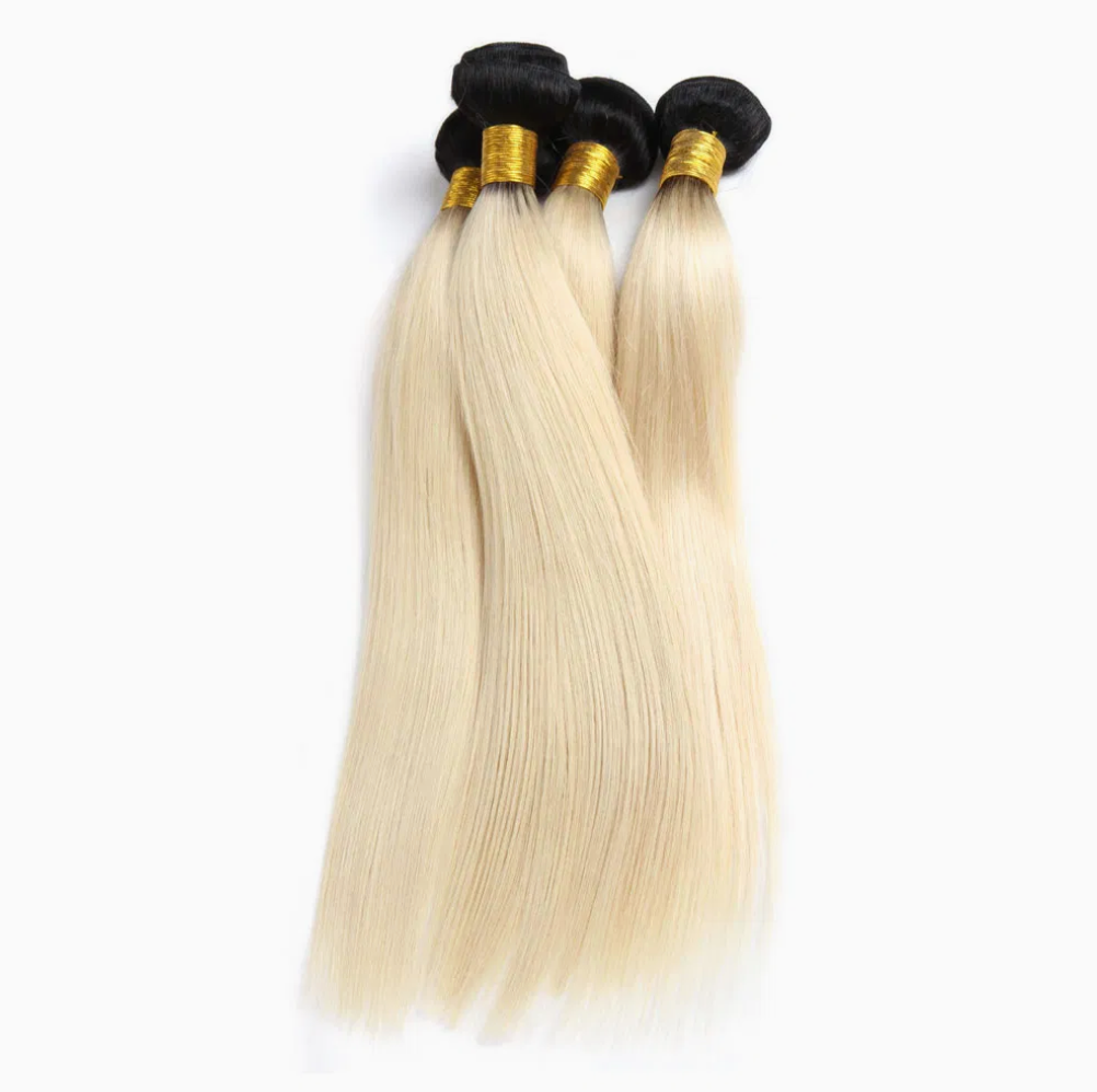 Brazilian Ombre Straight Hair Bundle - 613/1B