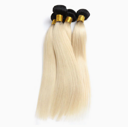 Brazilian Ombre Straight Hair Bundle - 613/1B